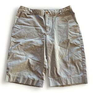 Lauren Ralph Lauren Striped Shorts Blue White Size 8 L-RL Lauren Active
